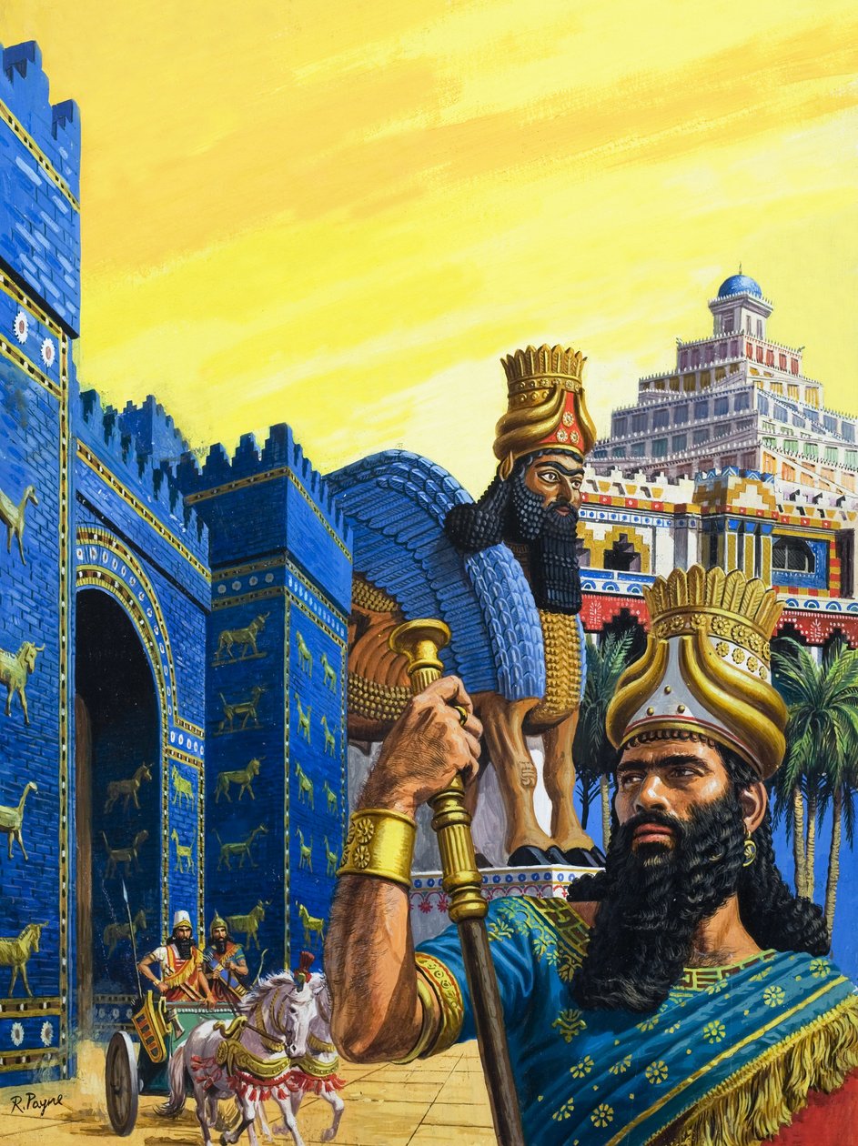 Babilonia la Poderosa (gouache sobre papel) de Roger Payne