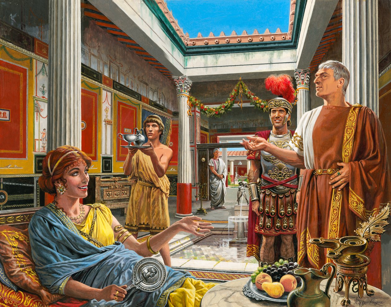 La vida en Pompeya de Roger Payne
