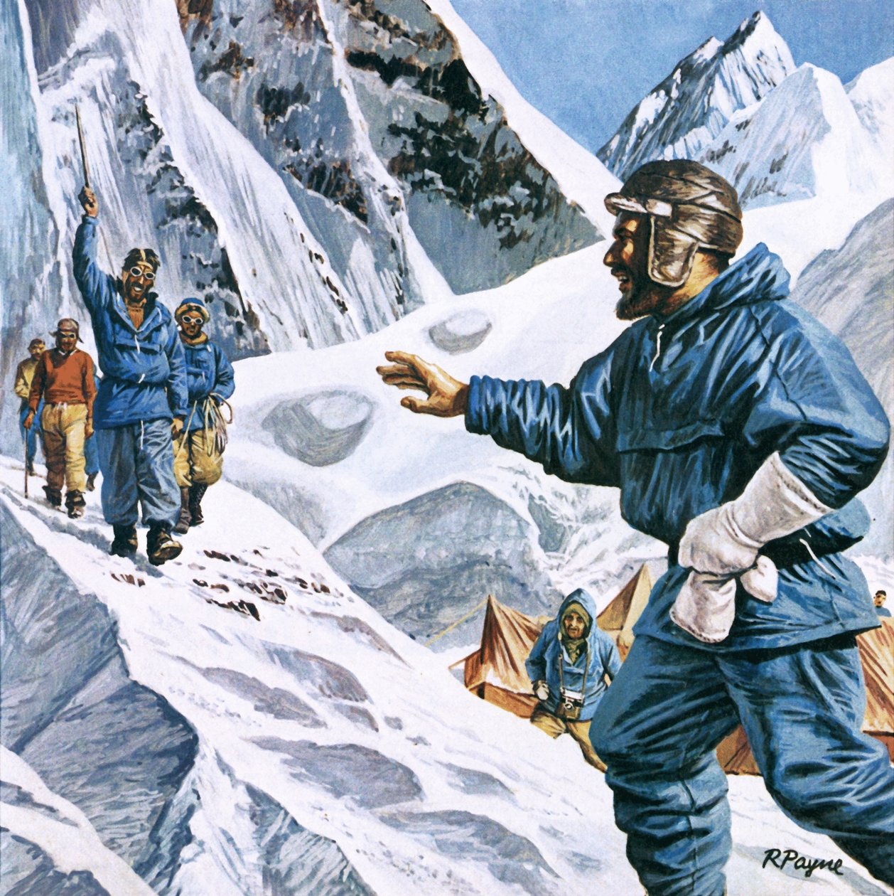 La noticia de la conquista del Everest dio la vuelta al mundo de Roger Payne