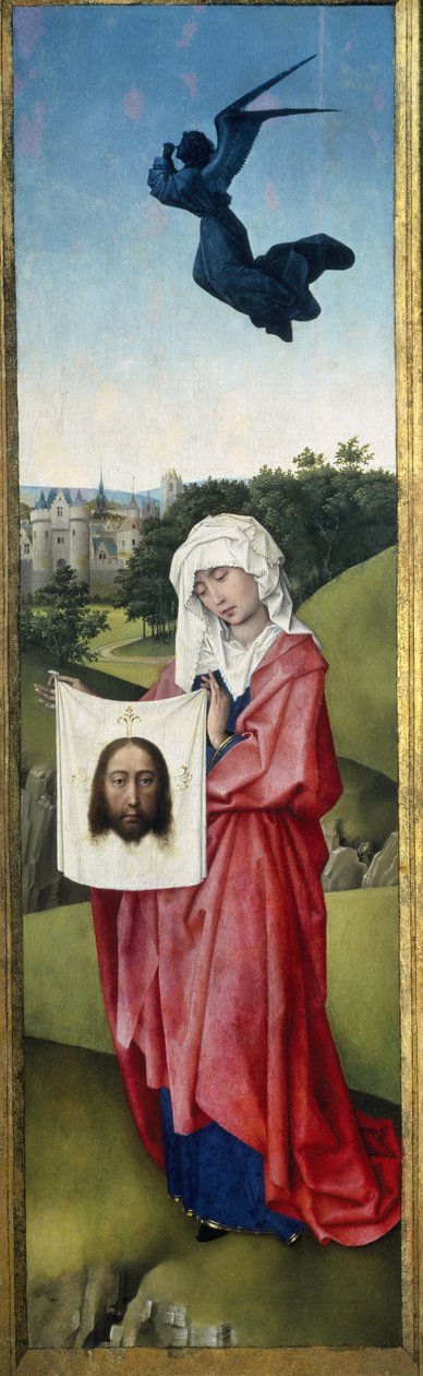 Santa Verónica, Tríptico de la Crucifixión, c.1445 de Rogier van der Weyden