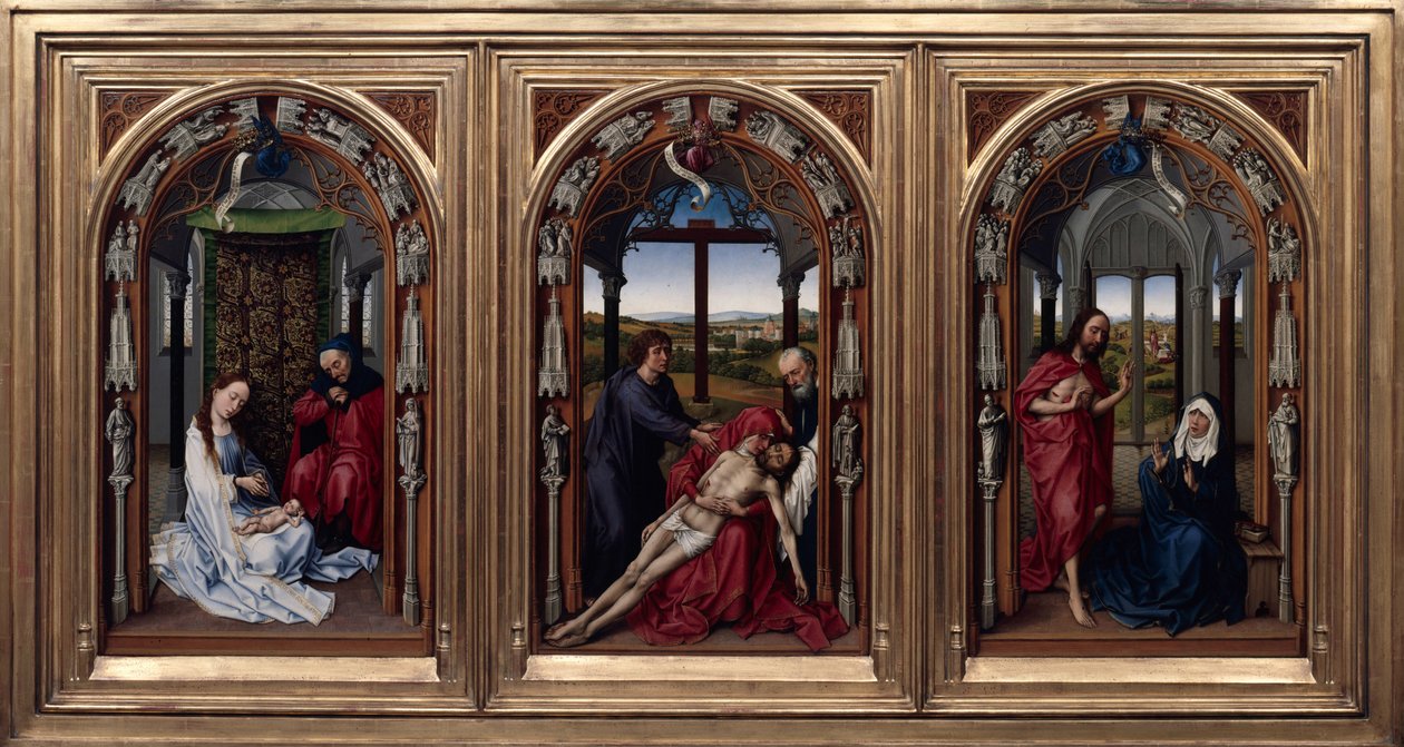 El altar de Nuestra Señora (Altar de Miraflores) de Rogier van der Weyden