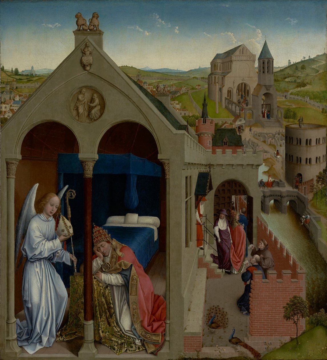 El sueño del Papa Sergio, c.1430 de Rogier van der Weyden