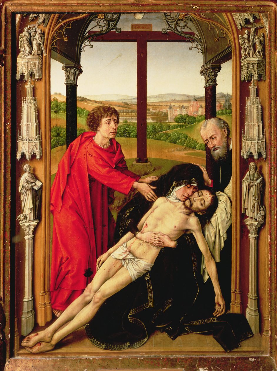 La lamentación de Cristo de Rogier van der Weyden