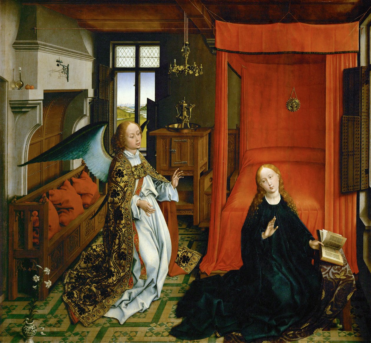 Anunciación ... de Rogier van der Weyden