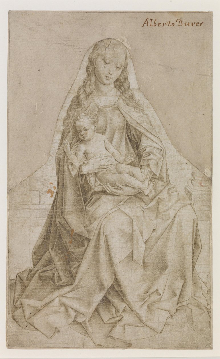 Madonna con la bendición del Niño Jesús de Rogier van der Weyden