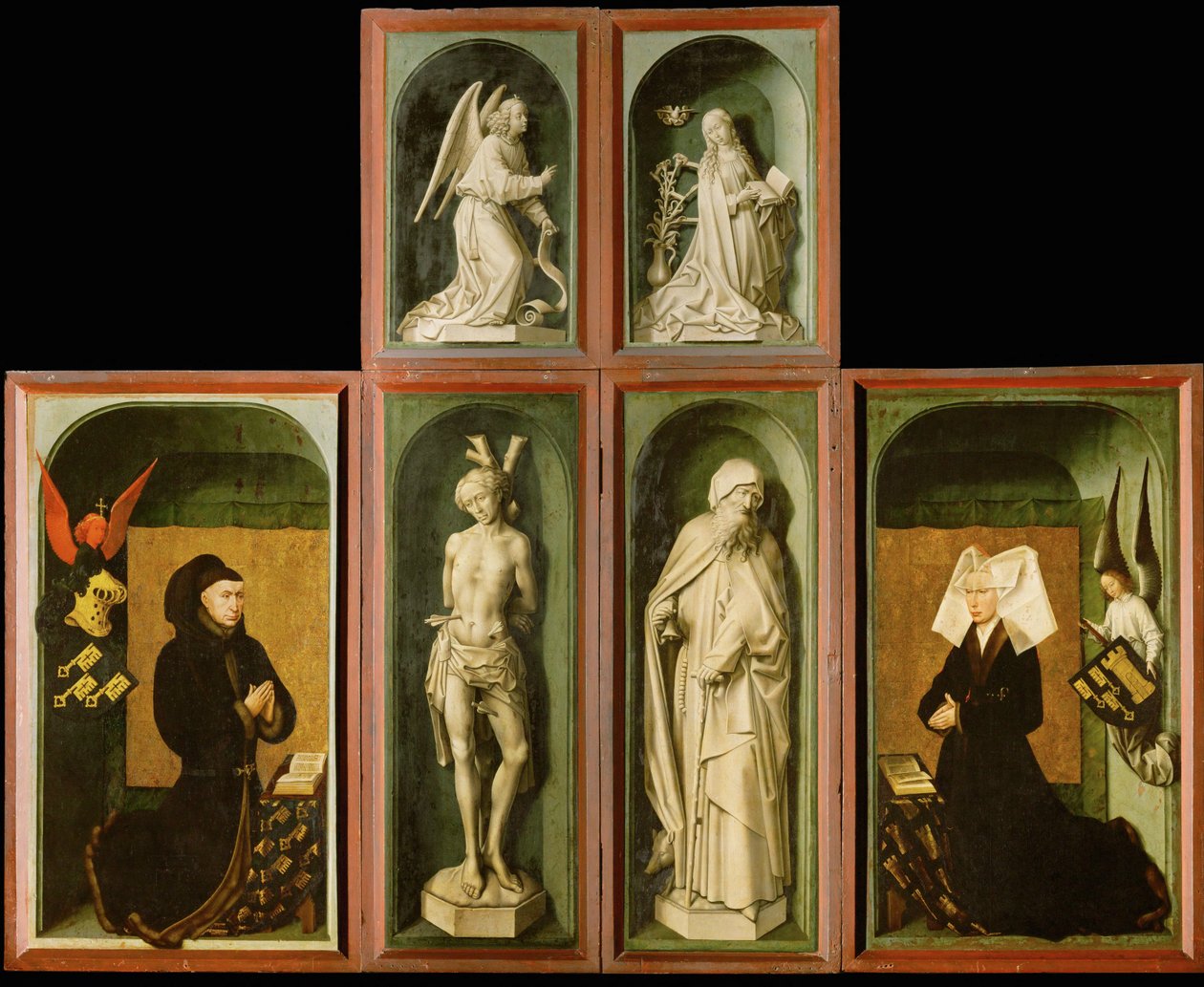 Reverso del altar del Juicio Final de Rogier van der Weyden