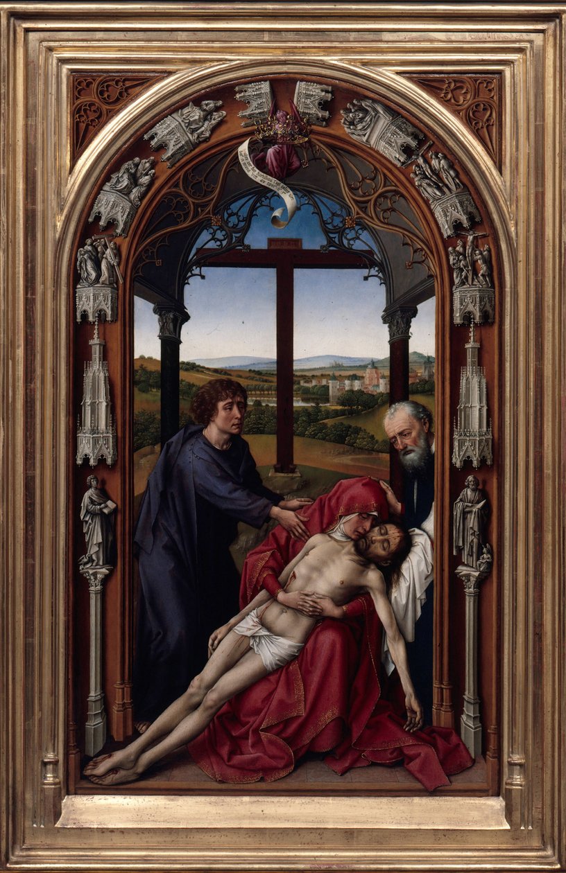 El Altar de Nuestra Señora Miraflores, c. 1440 de Rogier van der Weyden