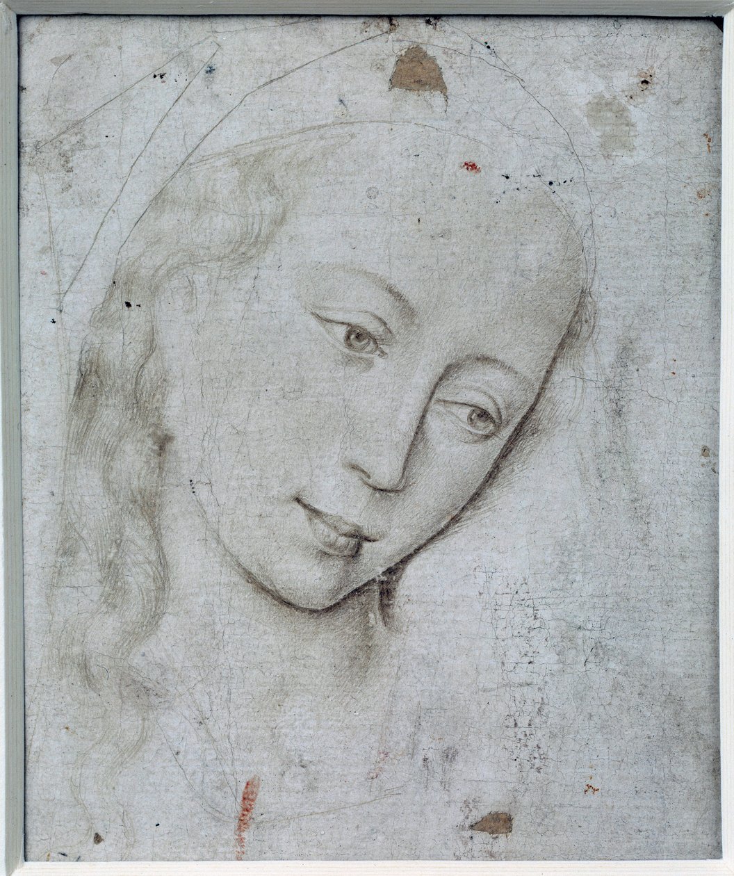 Cabeza de la Virgen de Rogier van der Weyden