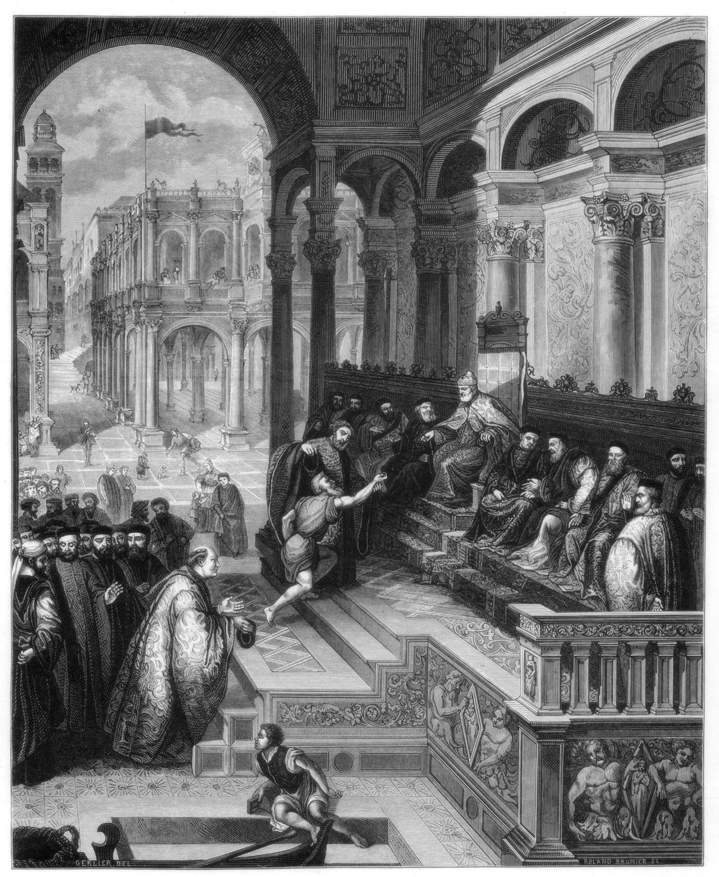 La presentación del anillo, 1534 de Roland Brunier