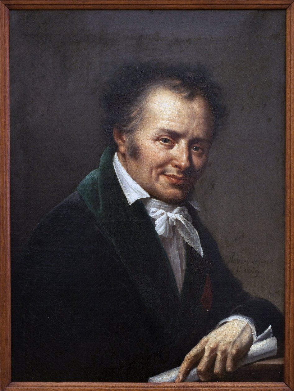 Retrato de Dominique Vivant Denon (1747-1825). Pintura de Roland Lefevre (1755-1830), Óleo sobre lienzo de Roland Lefevre