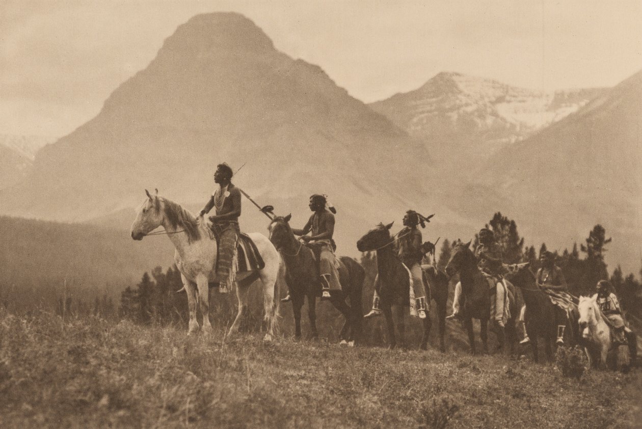 The Pass Finders, Piegan, Montana,1913 (foto) de Roland W. Reed