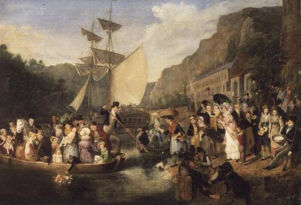 Embarque del ferry de Rolinda Sharples