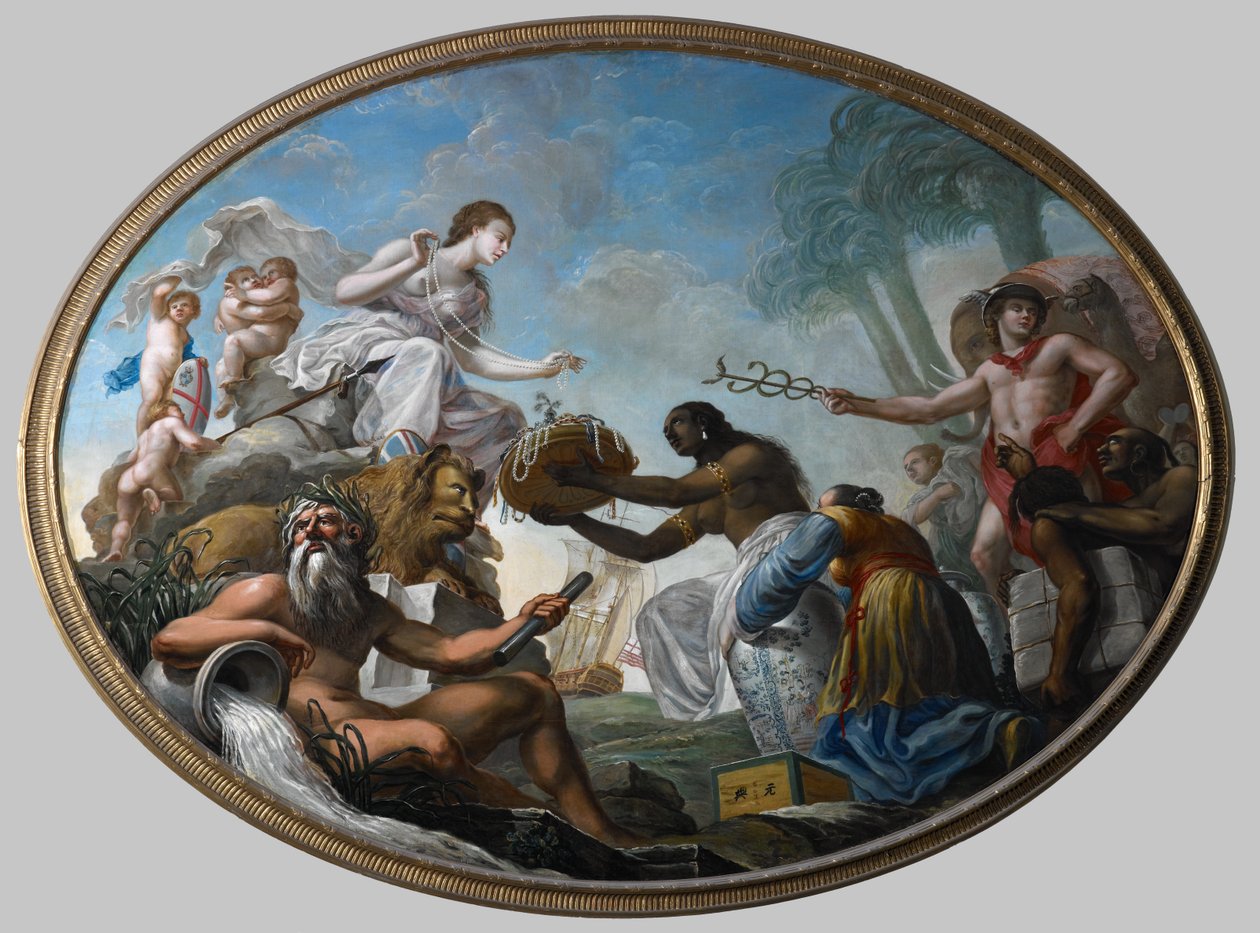 Oriente ofrece sus riquezas a Britania de Roma Spiridione