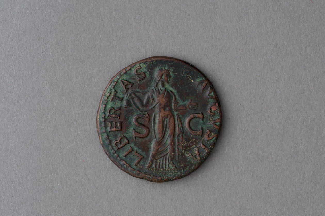 Moneda de Claudio (bronce) de Roman