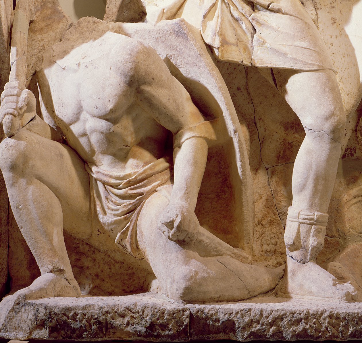 Escena de batalla, c.169 (detalle) de Roman