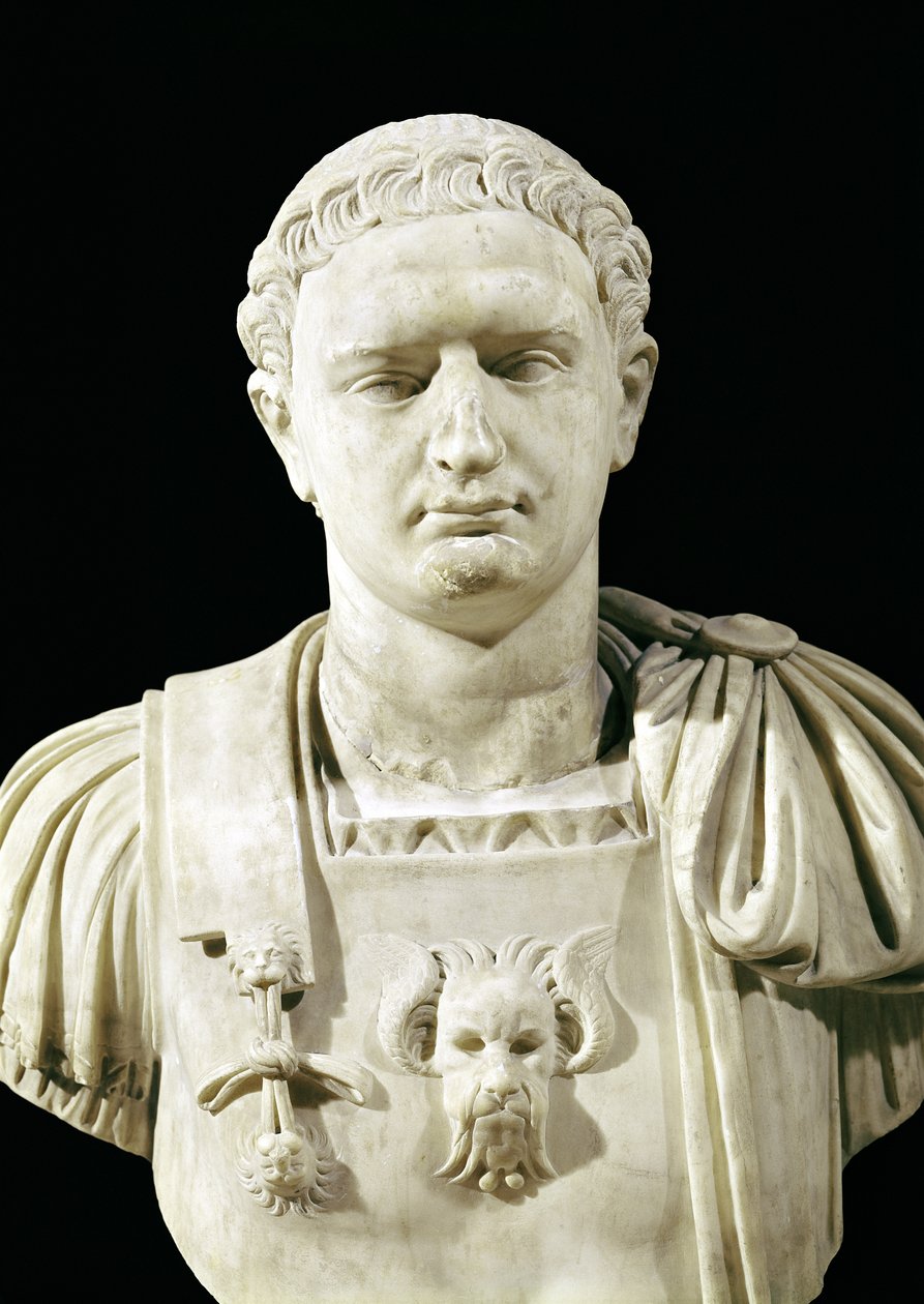 Busto del Emperador Domiciano (51-96 d.C.) de Roman