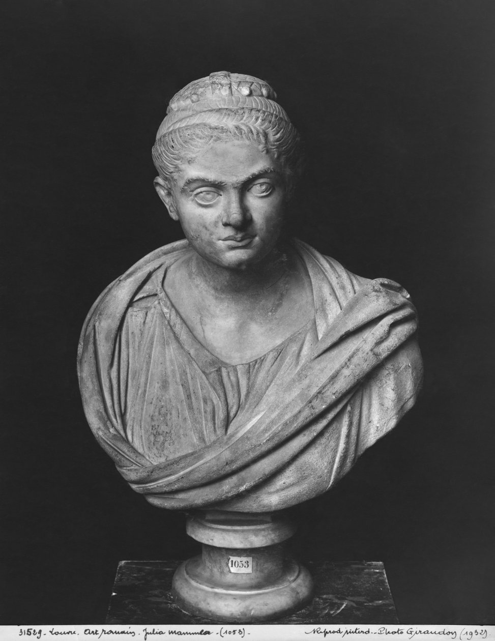 Busto de Julia Mamaea (180-235 d.C.) madre del Emperador Severo Alejandro (205-235 d.C.) c.230 de Roman