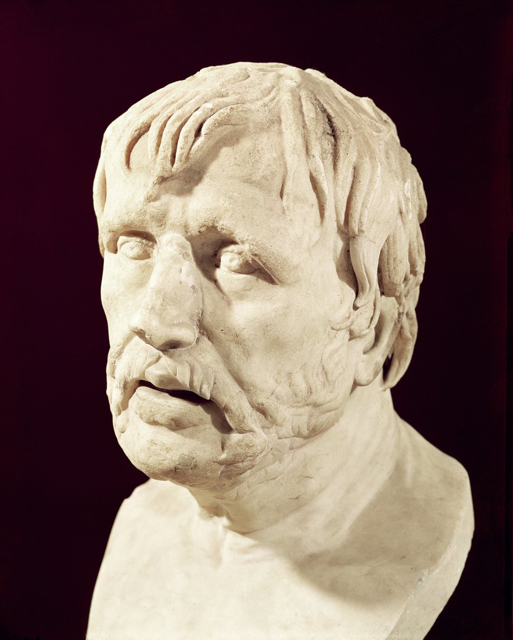 Busto de Séneca (4 AC-65 DC) de Roman