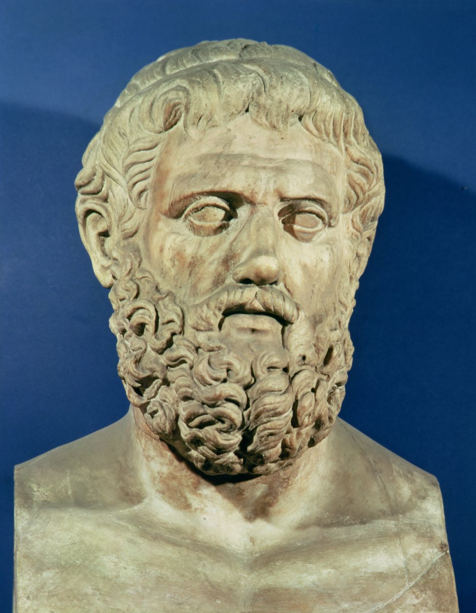 Busto de Sófocles (496-406 a.C.) de Roman