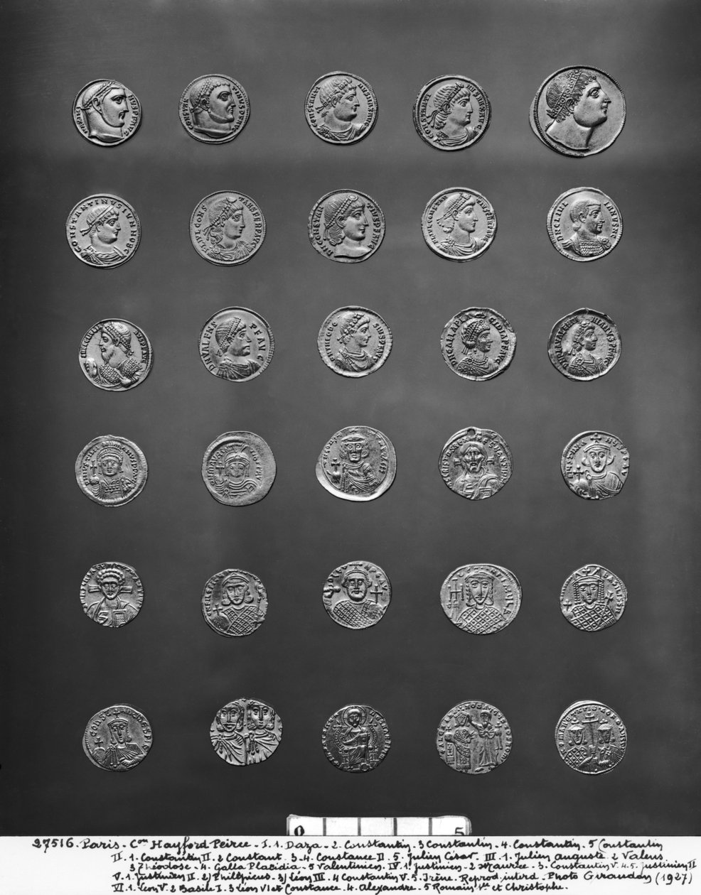 Monedas bizantinas y romanas, siglos IV-X (oro) de Roman