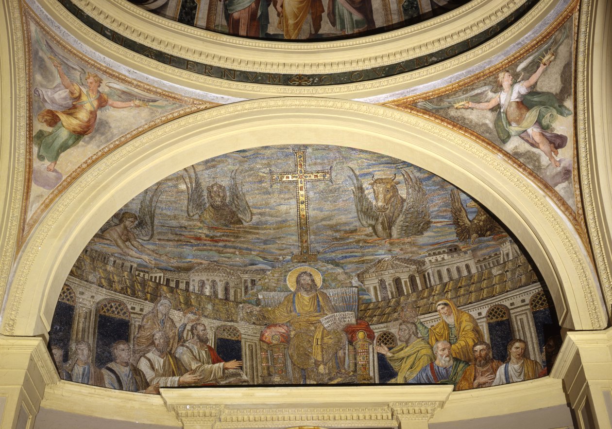 Cristo entre los apóstoles de Roman
