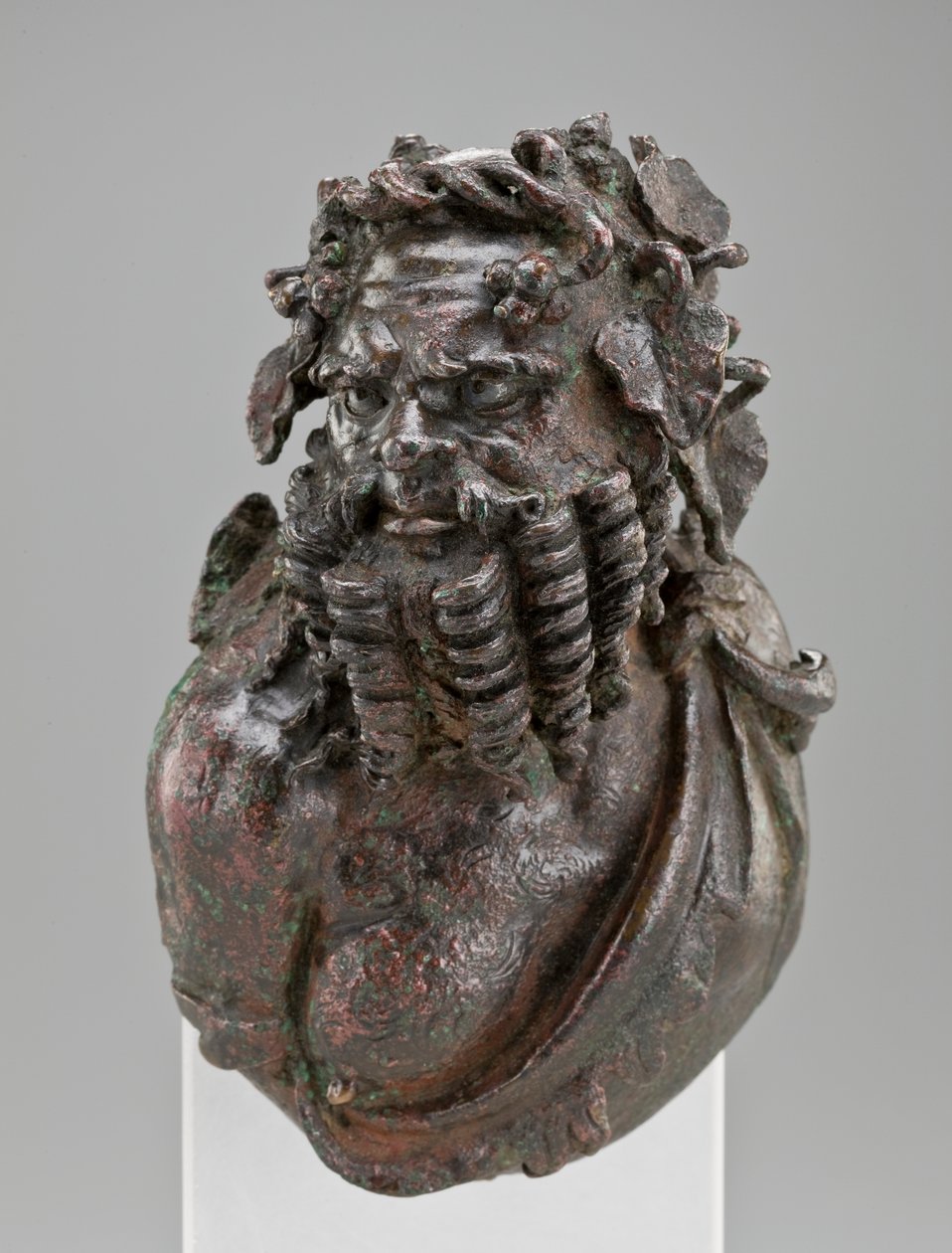 Busto decorativo de Sileno de Roman