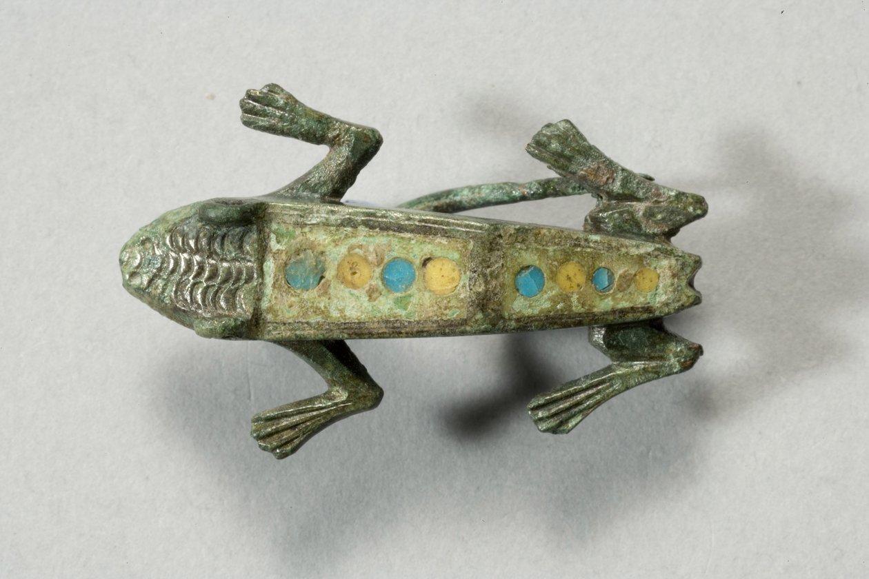 Fíbula de una rana, romano-céltica, siglo III-IV d.C. de Roman
