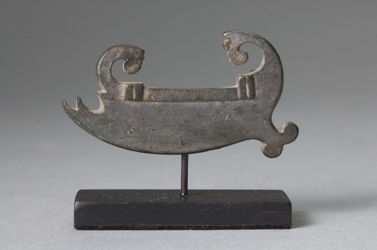 Fíbula de un barco (bronce estañado) de Roman