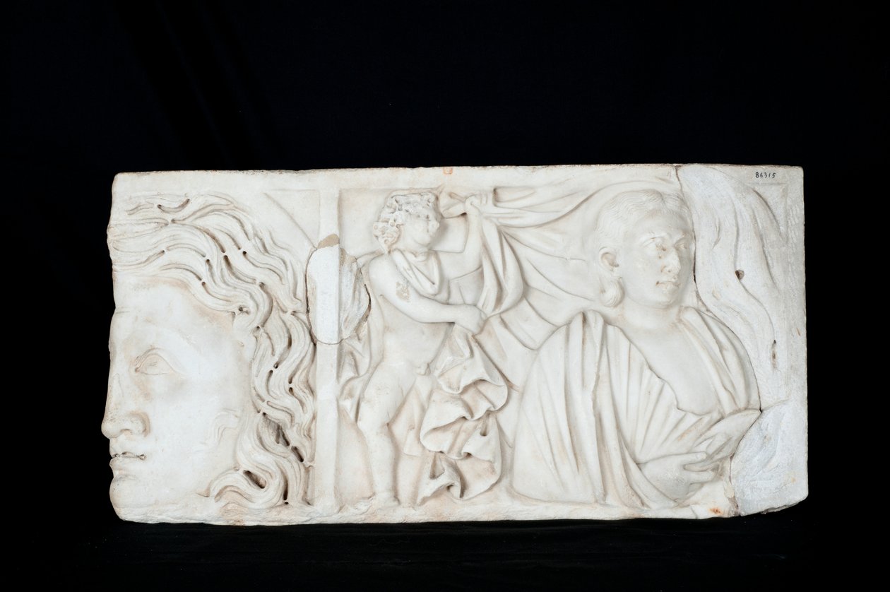 Fragmento de un sarcófago de Roman