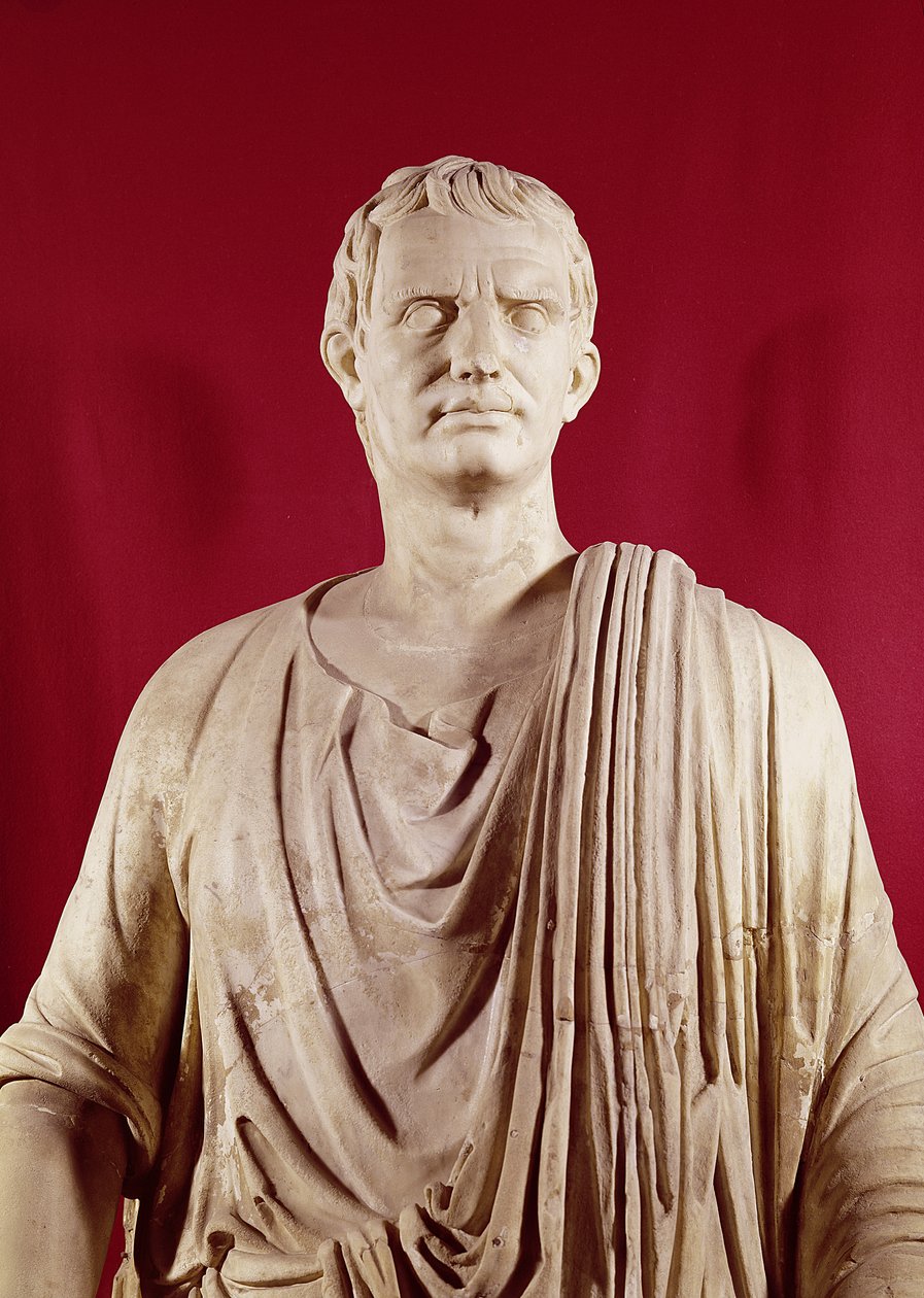 Lucio Cornelio Sila orando (detalle) de Roman