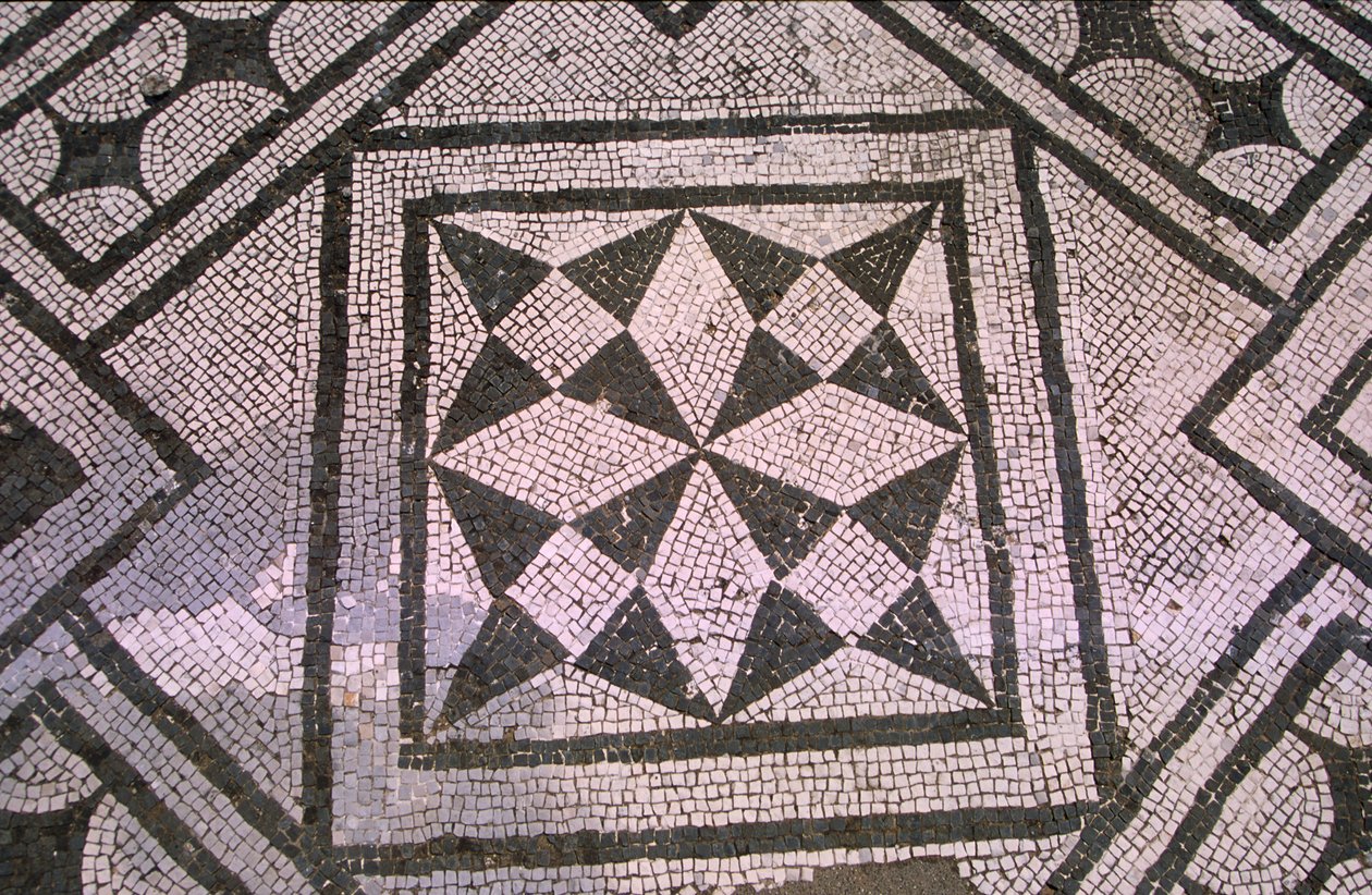 Piso con patrones de Roman
