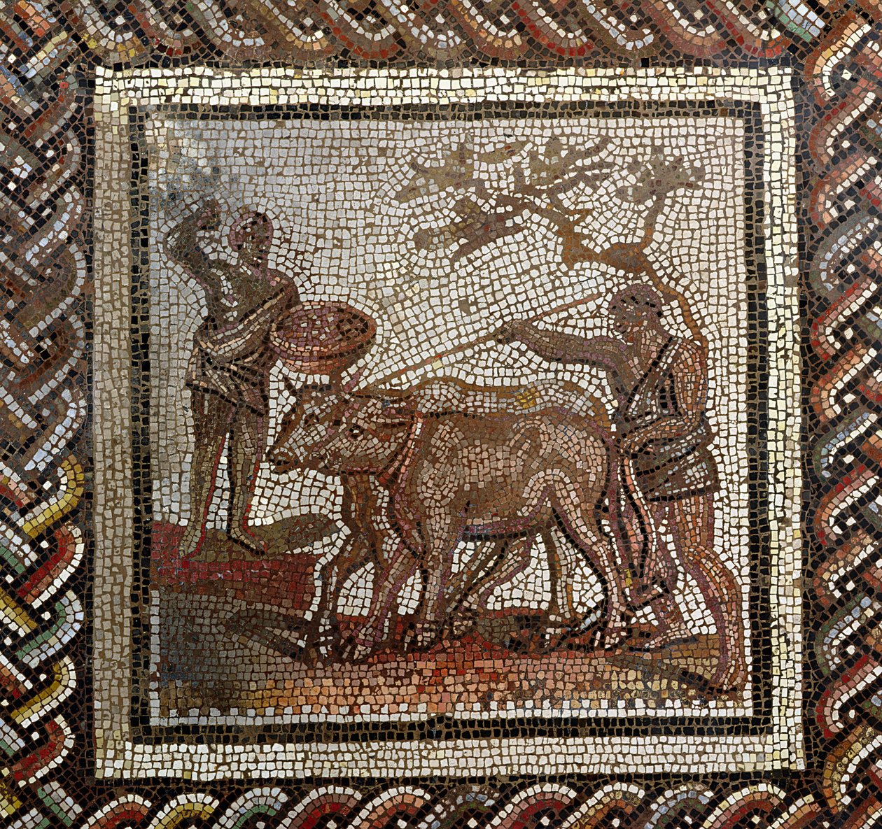 Arando, de Saint-Romain-en-Gal, Ródano-Alpes, Francia, siglo III d.C. (mosaico) de Roman