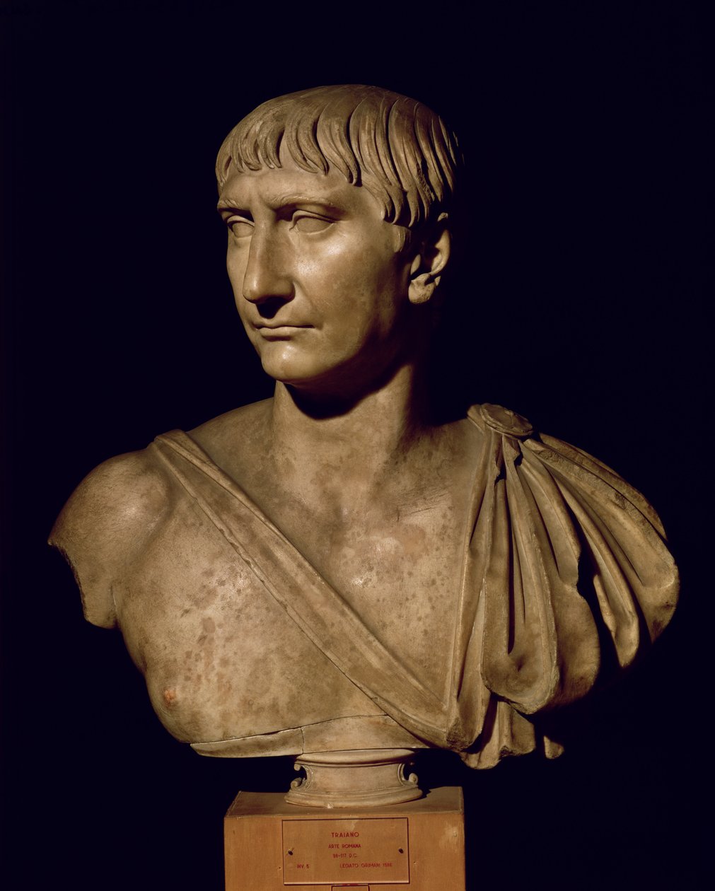Busto retrato del Emperador Trajano (AD 53-117) de Roman
