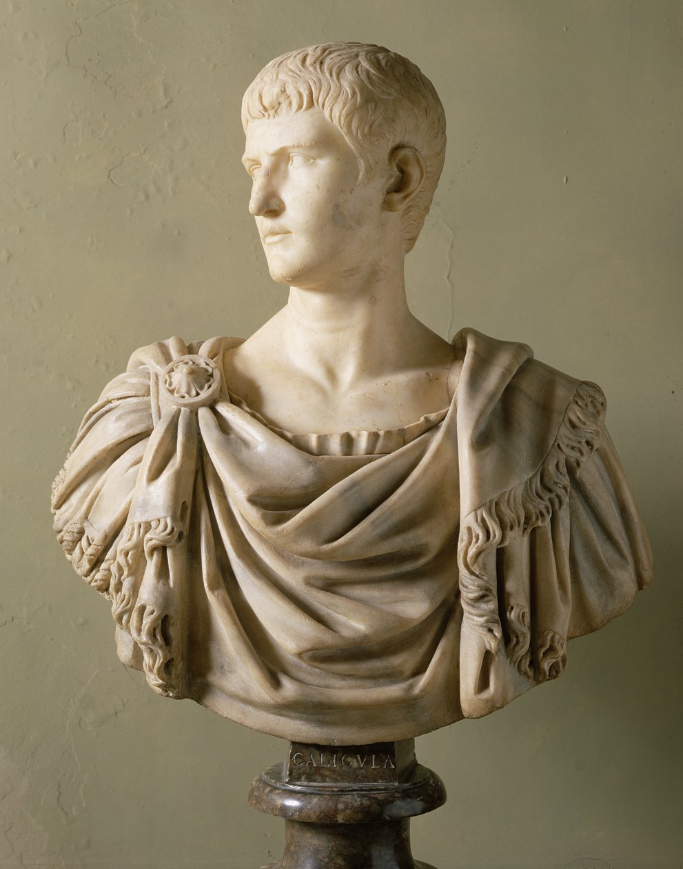 Retrato del Emperador Calígula (12-41) de Roman