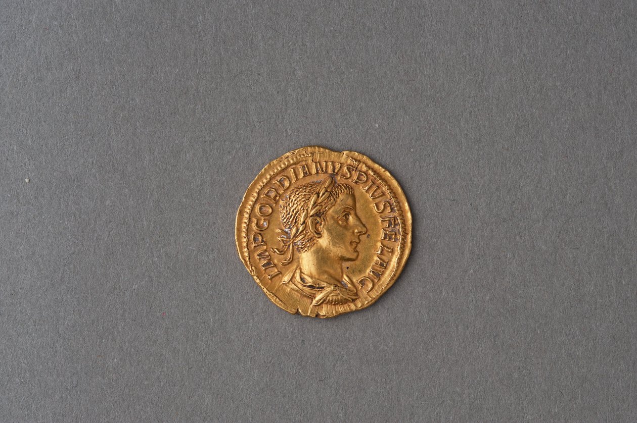 Quinario de Gordiano III de Roman