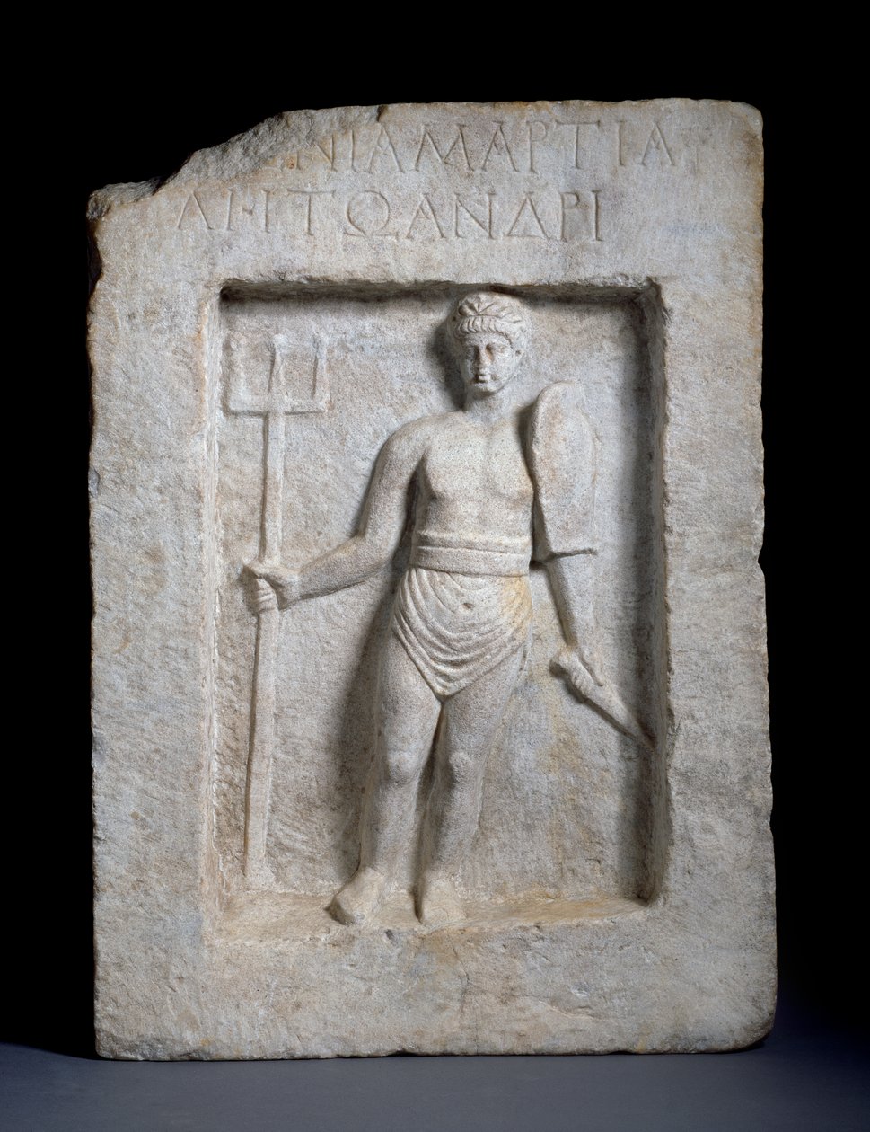 Relieve de un gladiador de Esmirna de Roman