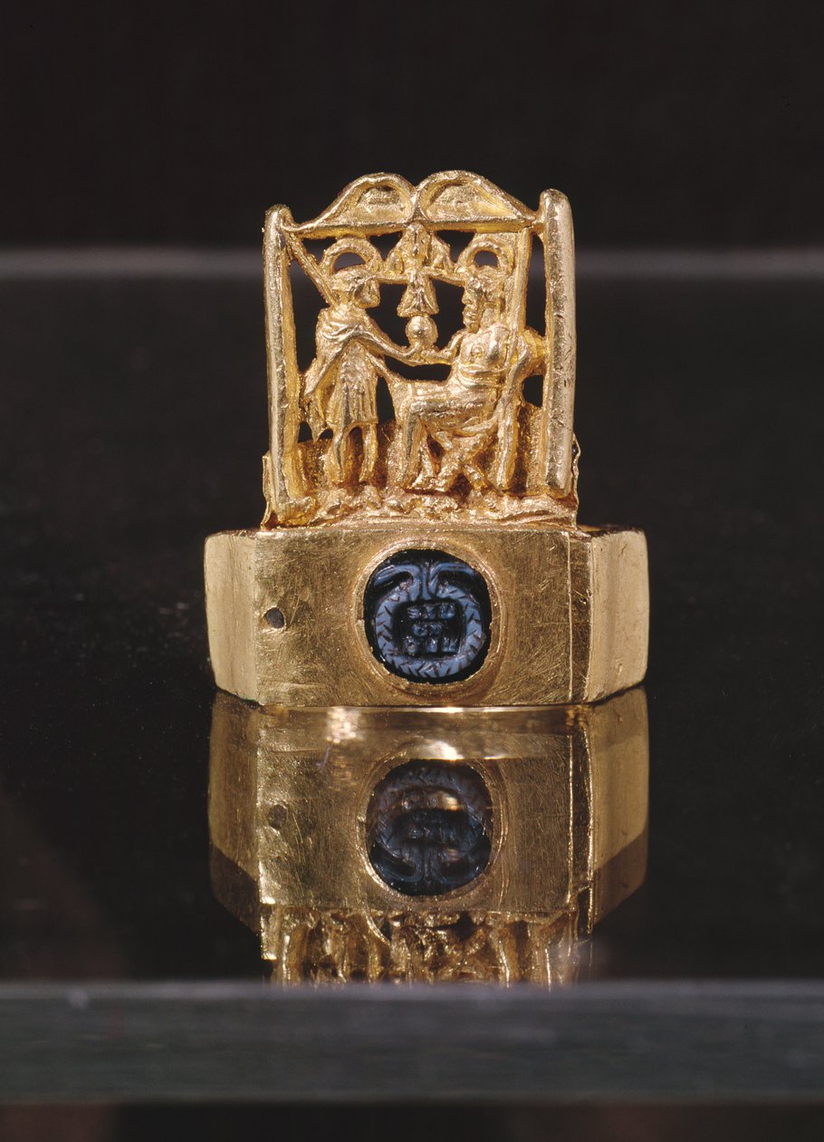 Anillo, de Blagaj cerca de Mostar, siglo III-IV de Roman