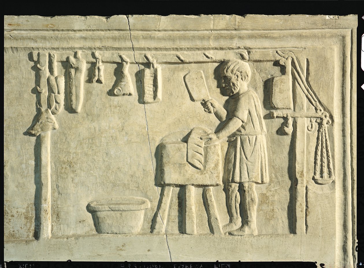 Carniceros romanos (detalle) de Roman