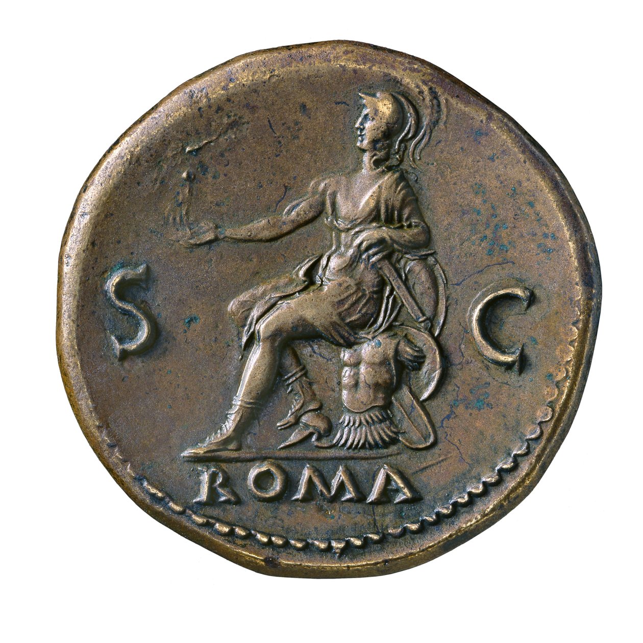 Moneda Imperial Romana de Roma, AD 65 de Roman