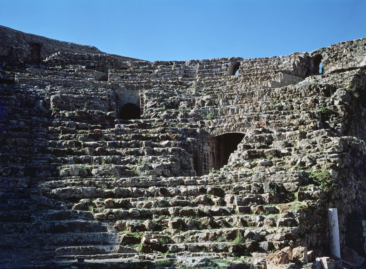 Ruinas del teatro, finales del siglo II de Roman