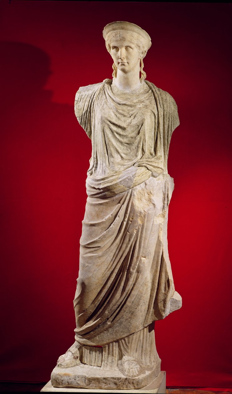 Estatua de Antonia la Menor (d.37 AD) de Roman