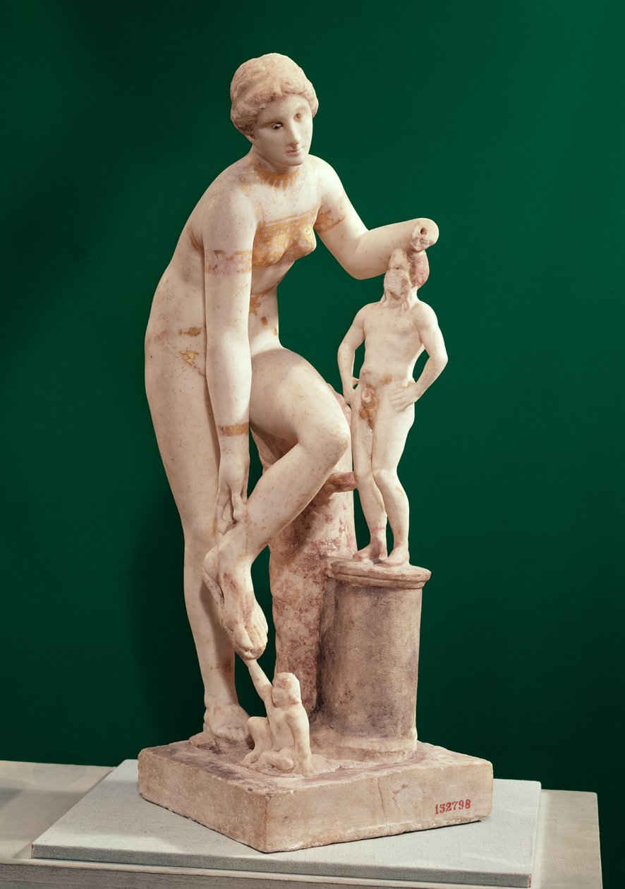 Estatuilla de Venus con Príapo de Roman