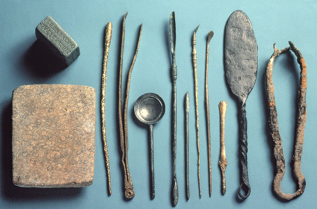 Instrumentos quirúrgicos, varias fechas dentro del período romano de Roman