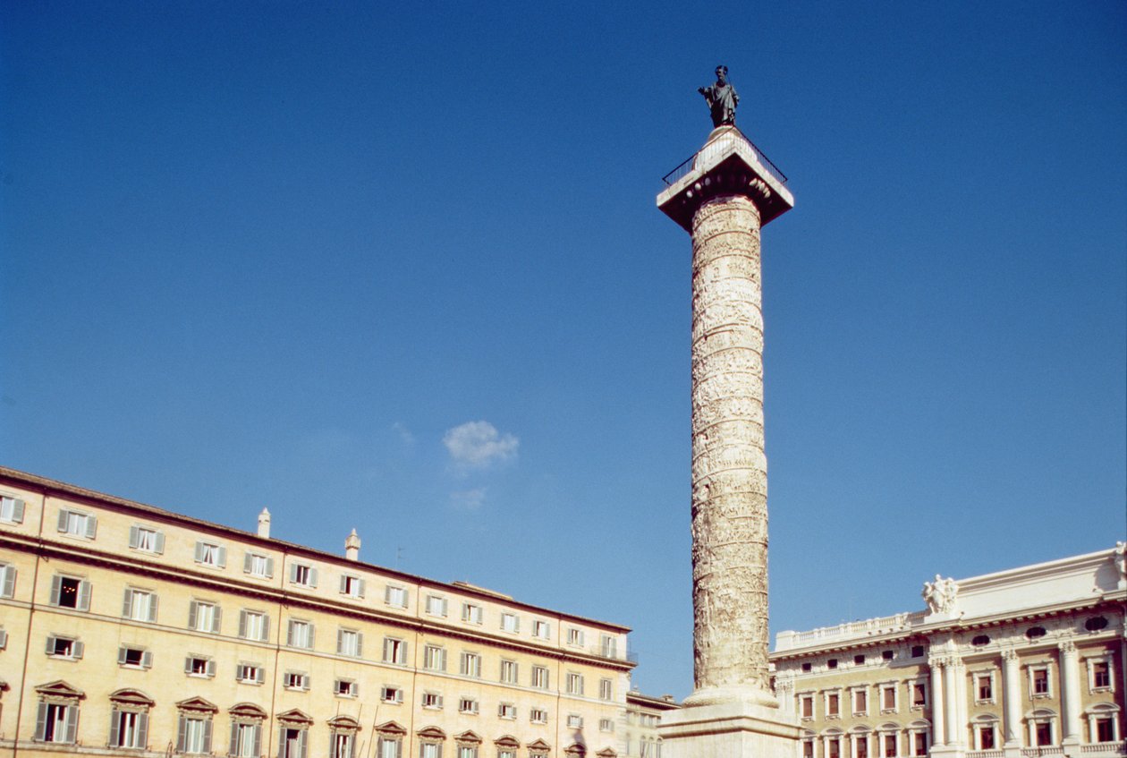 La columna de Marco Aurelio, romana de Roman