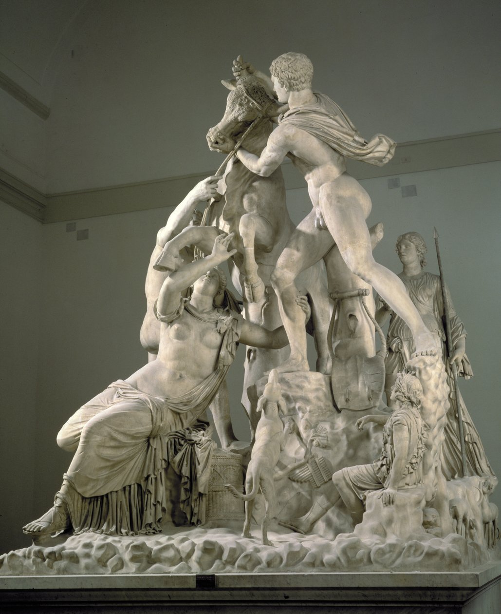 El Toro Farnesio, copia romana de un original griego de Apolonio de Tralles de Roman
