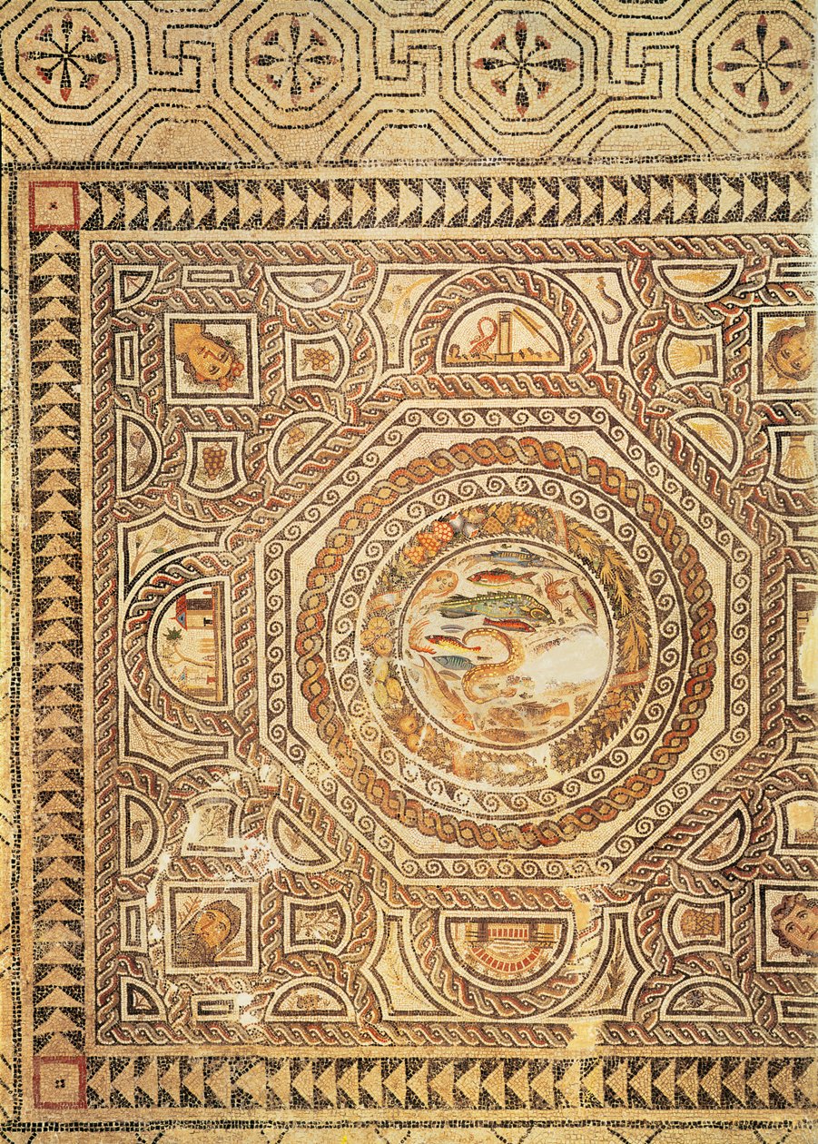 Las Cuatro Estaciones, de Vega Baja (mosaico) de Roman