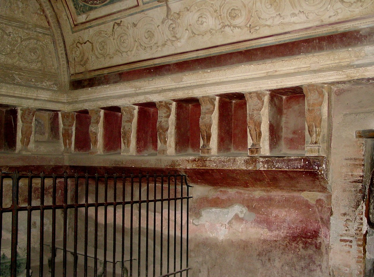 El tepidarium de las termas del Foro de Roman