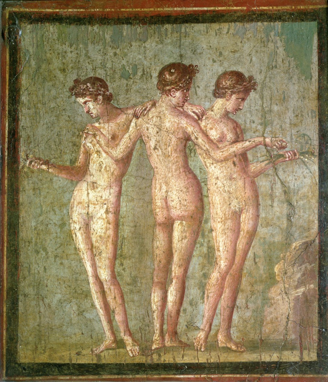 Las tres gracias, de Pompeya de Roman
