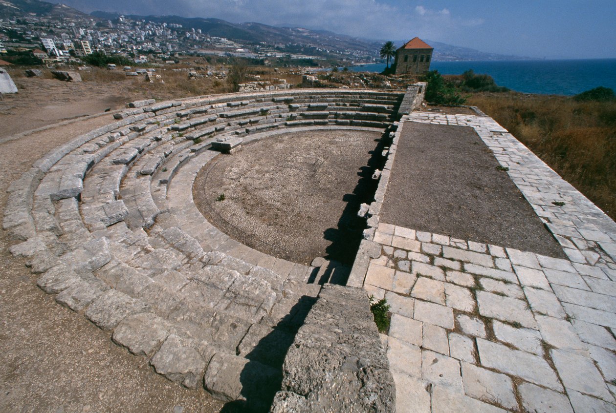 Vista del teatro de Roman