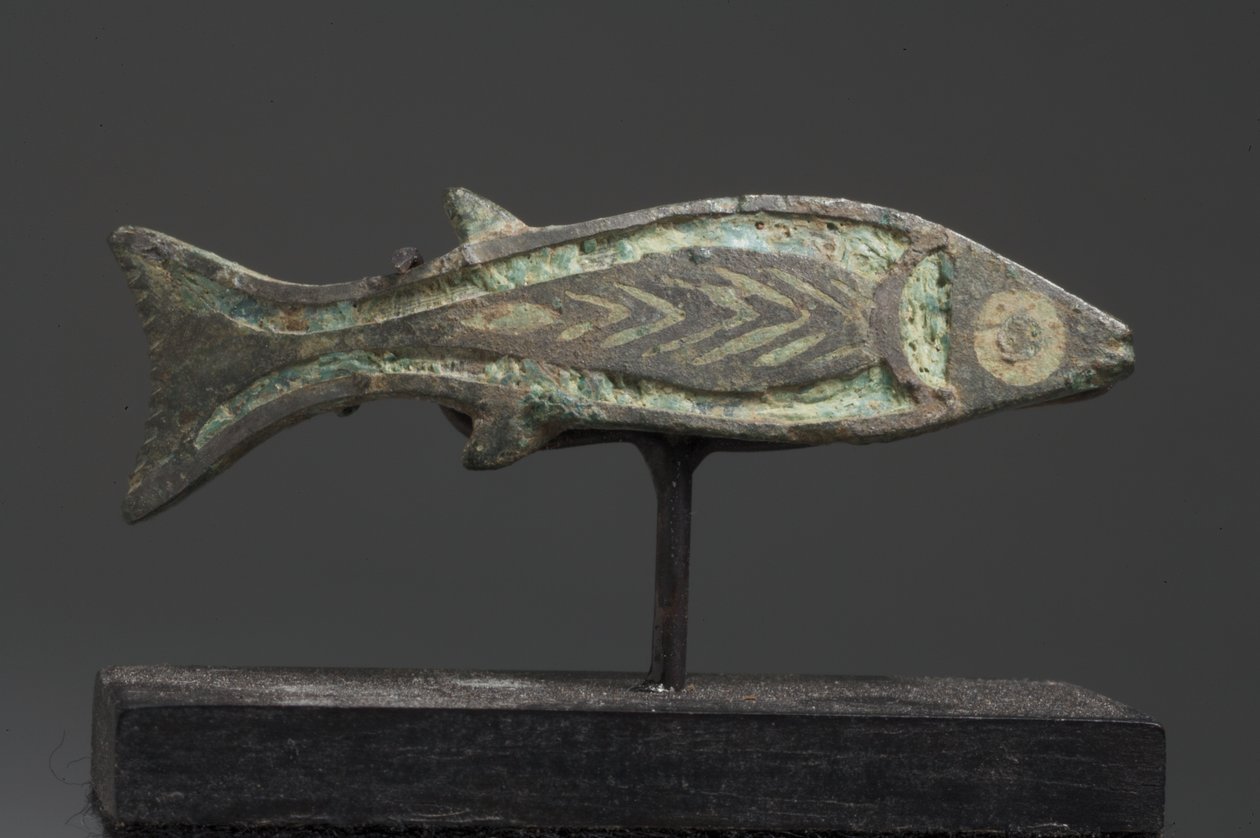 Fíbula romano-británica de un pez de Roman Imperial Period
